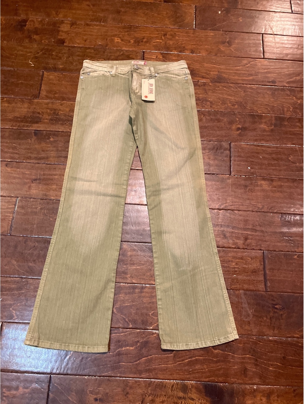 Joy Jeans Vintage Stretch Women's Green Flared Jeans Size 8/9-New